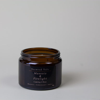 Massoia & Fireligt 400g Amberlight 3 Wick Candle