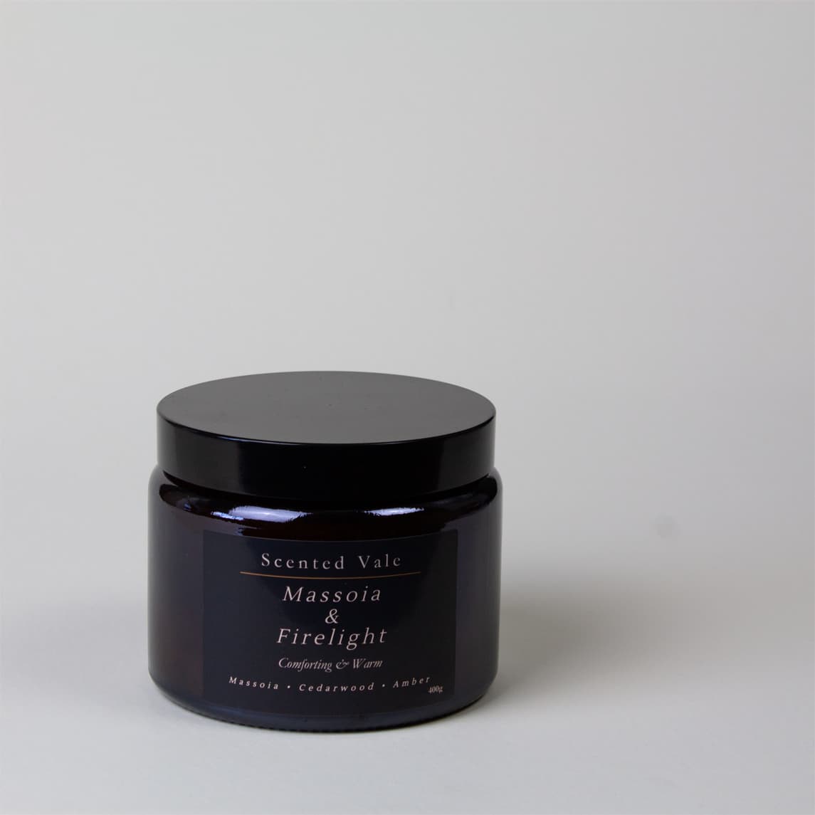 Massoia & Fireligt 400g Amberlight 3 Wick Candle