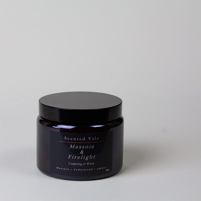 Massoia & Fireligt 400g Amberlight 3 Wick Candle