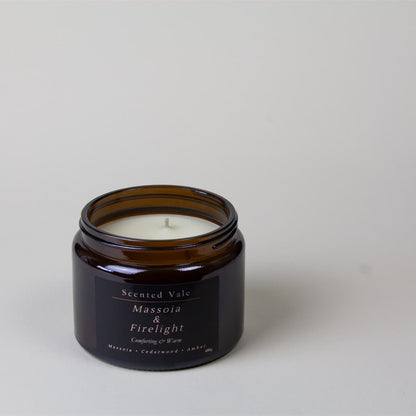 Massoia & Fireligt 400g Amberlight 3 Wick Candle